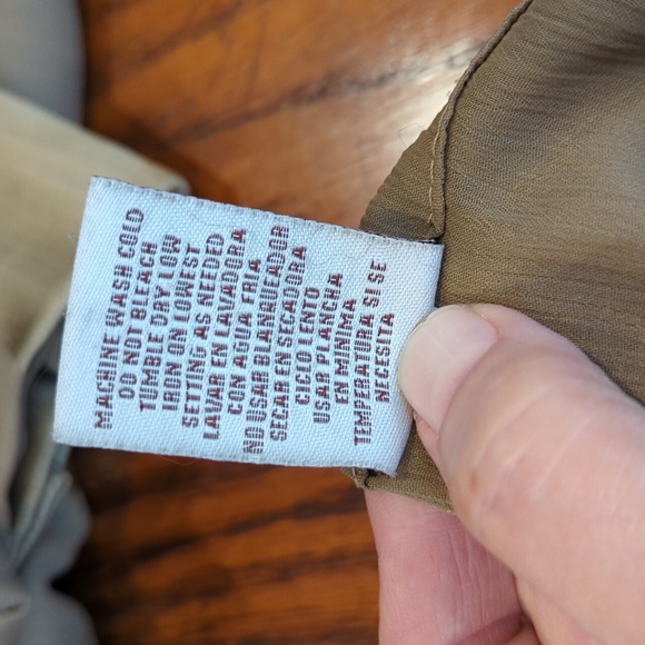 Set of 2 gold window sheers - Picture 4 of 4